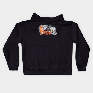 Halloween Pumpkin Kids Hoodie